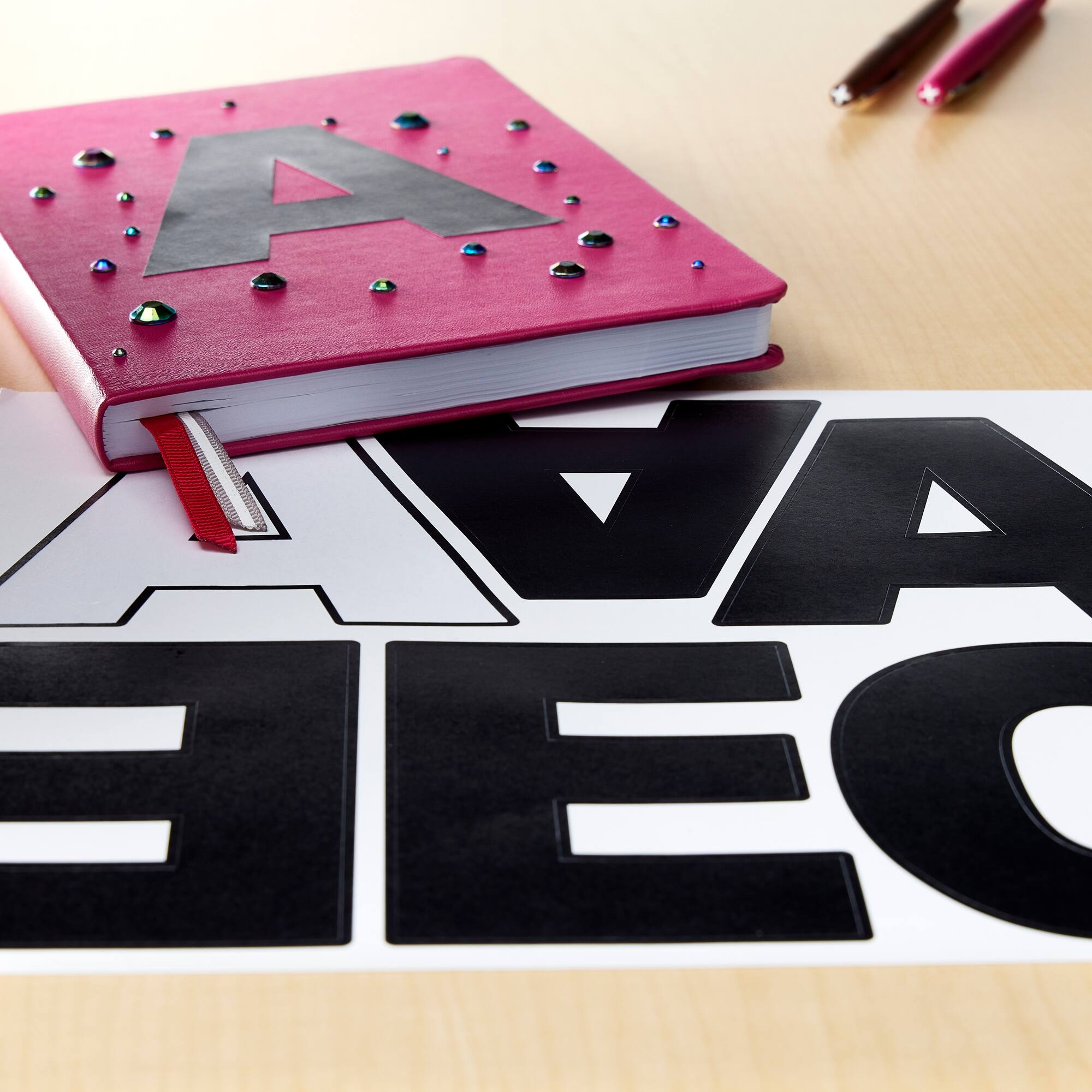 4" Block Alphabet Stickers by Recollections